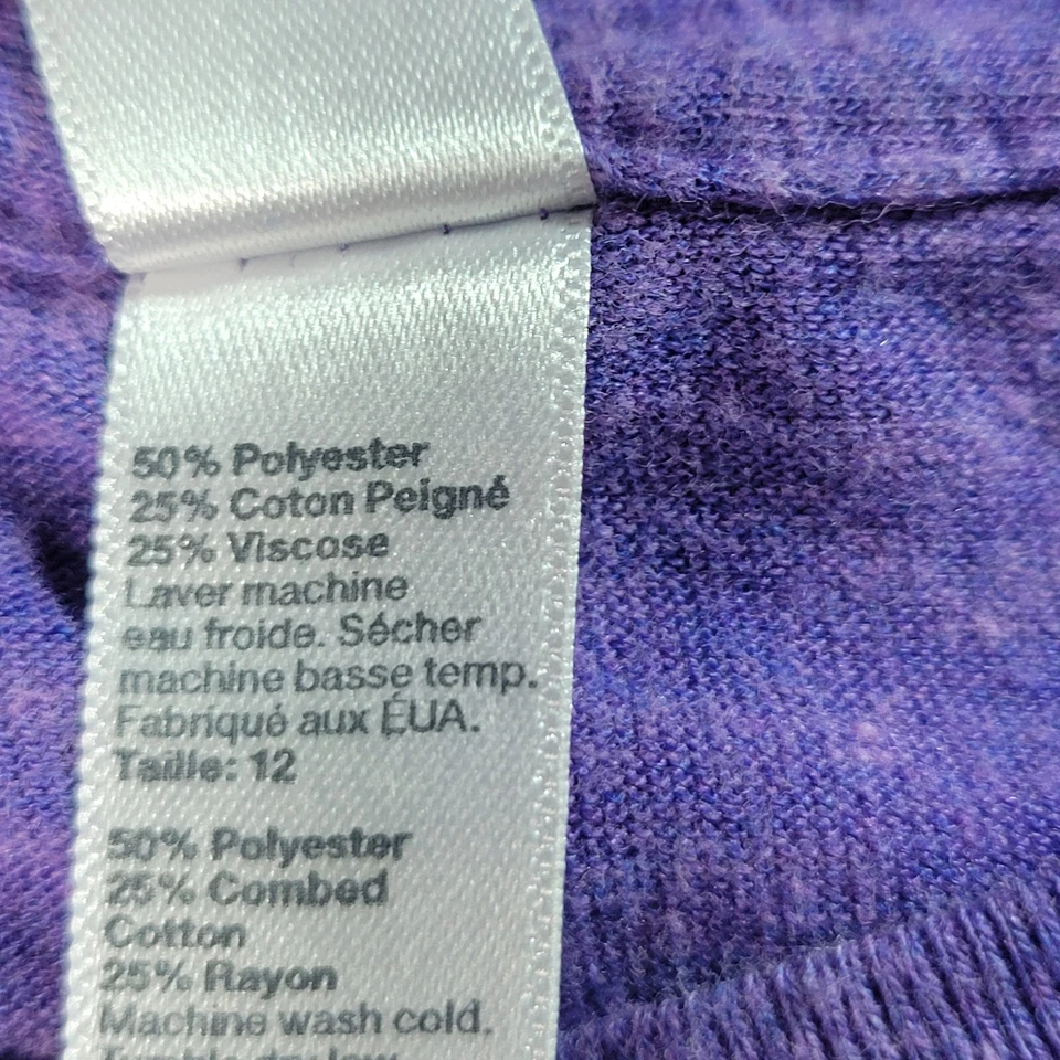 Camiseta púrpura de Nueva Orleans de American Apparel para niñas talla 12 Foto 4 de 4