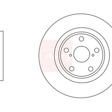 APEC Bremscheibe SUZUKI KIZASHI FR 2010 hinten Einzel DSK3053