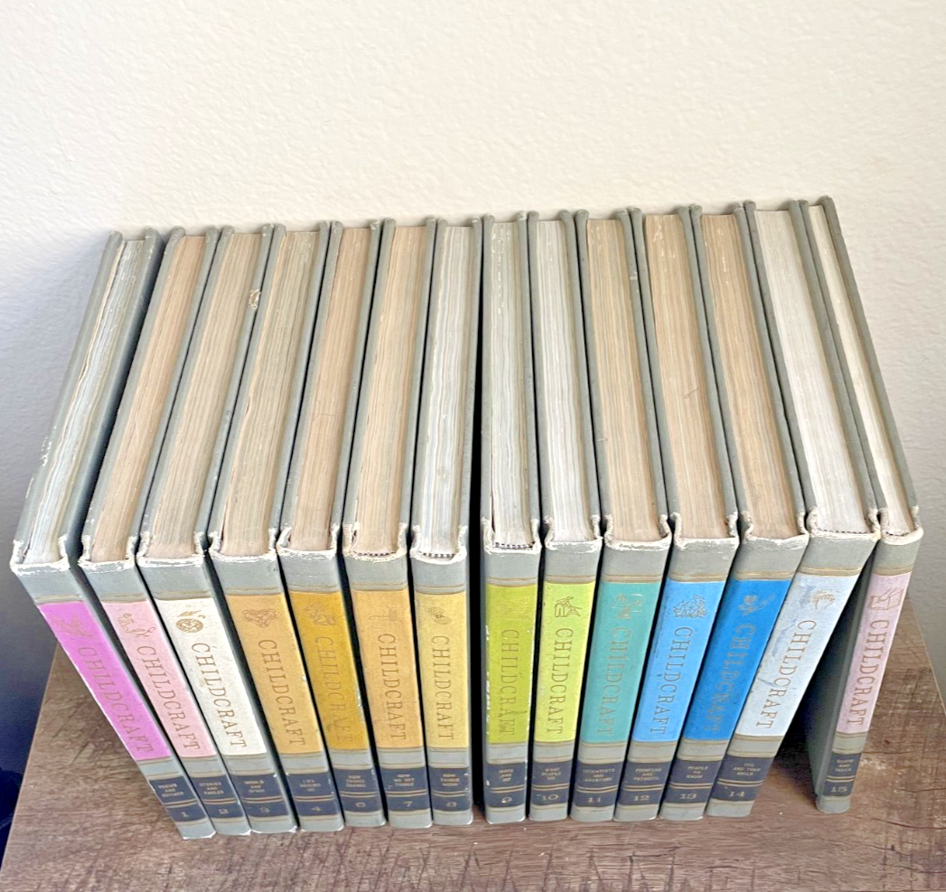 1964 Childcraft 14-Vols (1-4, 6-15) The How & Why Library, Vintage