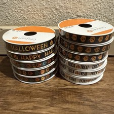 Celebrate It Halloween Ribbon Lot Set of 11 Trick or Treat New