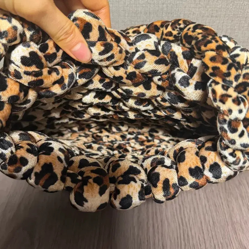 Leopard Pattern Tote Bag, Handmade, Soft Touch - image 2