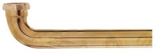 Slip Joint Waste Arm Drain Pipe,Rough Brass,22-Ga.,1-1/2x1-1/2 In. - 2519RBK
