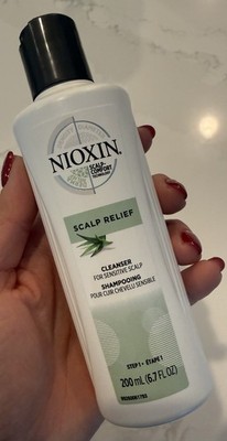 Nioxin Scalp Relief Cleanser for Sensitive Scalp 6.7 fl Oz (TRIED: READ)