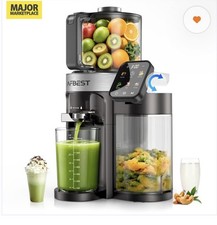 2026 Upgraded Cold Press Juicer, 155MM Wide Chute Juicer Machines with 2.5L Self