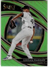 2020 Panini Select #169 German Marquez Neon Green #/99