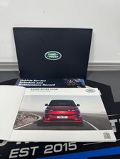 Range Rover Sport owners manual handbook quick reference guide 22-25 (2024)!