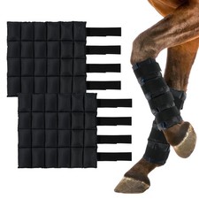 Horse Leg Wraps Set of 2, Horse Ice Leg Boots Perfect for Equestrian Training D