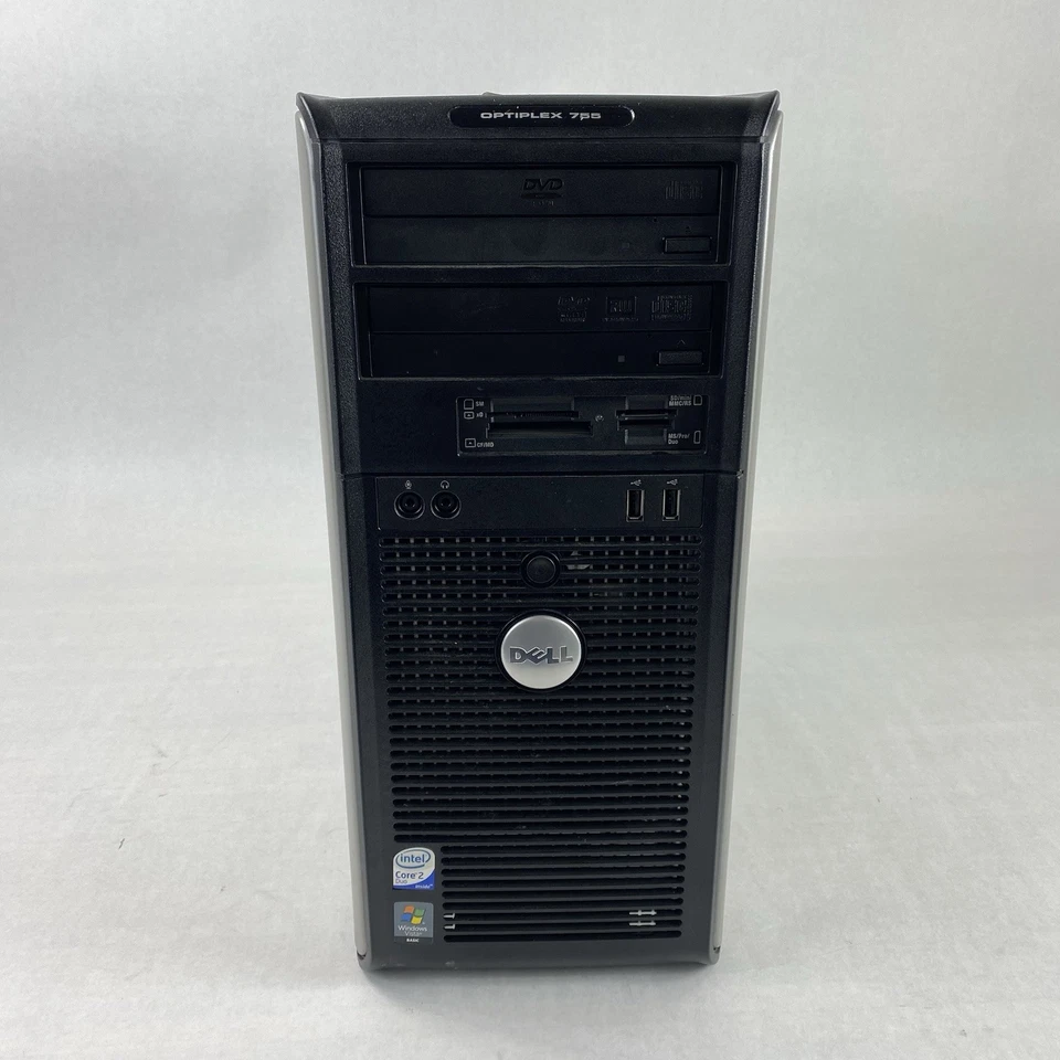 Dell OptiPlex 755 MT Intel Core 2 Duo E8200 2.66GHz 3GB RAM No HDD No OS - Image 2 of 4