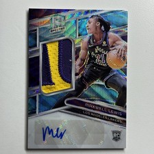 2023-24 Spectra #228 Maxwell Lewis Rookie MEM Auto Blue Wave FOTL 16/20 Lakers