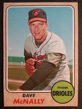 1968 TOPPS BASEBALL #478 DAVE MCNALLY ORIOLES HIGH NUMBER EXCELLENT