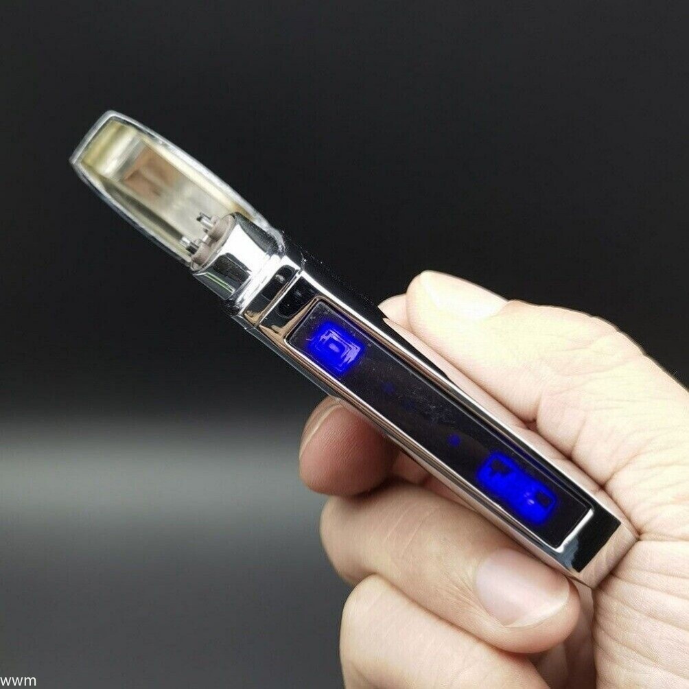 Random Color Electric Lighter Dual Arc Flameless Lighter Windproof Plasma 