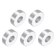 5 Pcs 3/4" OD x 5/16" ID x 1/4"L Aluminum Spacers Fit M8 Screw Bolts