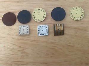 LOT OF CARTIER DIALS  FOR WATCHES - FOR PARTS OR REPAIRS As Is