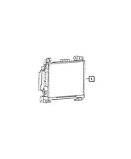 Genuine Mopar Multi Media Radio 68396532AH