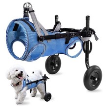 Updated Dog Wheelchair for Back Legs Small Dog Wheelchair Cart Wheels Sz Medium