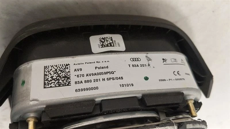 Bolsa de aire para conductor volante delantero montado para AUDI Q5 2568720 18-19 Foto 4 de 4