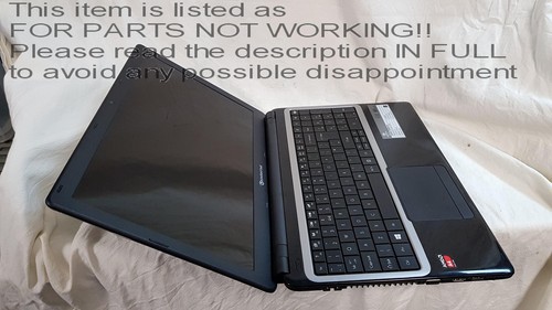 WONT POST?? Packard Bell easynote te69kb 15.6" AMD A4-5000 Laptop FULL SPECS UNK - Picture 2 of 14