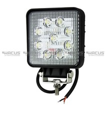 Universal LED Work Lights 10-80V 27W Square | Forklift Lights Set of 2