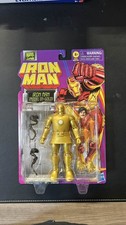 Marvel Legends Iron Man 01 Gold 6  Figure Hasbro Retro Card