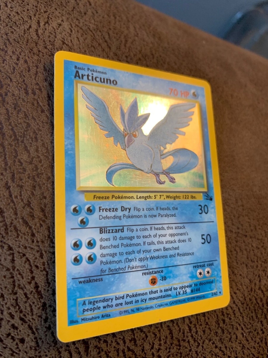 articuno pokemon card 1999 Articuno 22 Black Star Promo Pokemon Card Near Mint main image 1