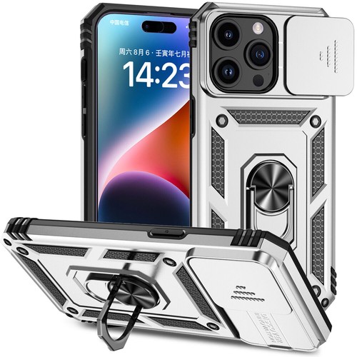 Stand Armor Hybrid Phone Case For iPhone 11 12 13 14 15 Pro Max XR XS 7 8 SE - Picture 51 of 57