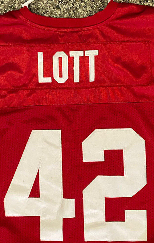 限定版ロサンゼルス・レイダース #42 ロニー・ロット XLジャージ Los Angeles Raiders #42 Ronnie Lott Mitchell & Ness Legacy