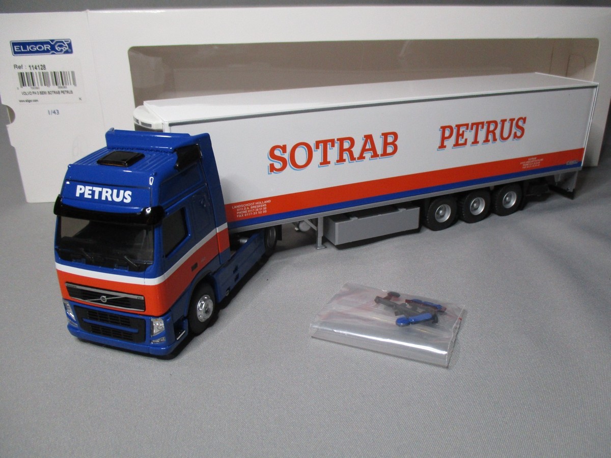 Eligor 1/43 – Volvo FH3 Globetrotter + Frigo Chereau – Transport Brevet – Édition Limitée