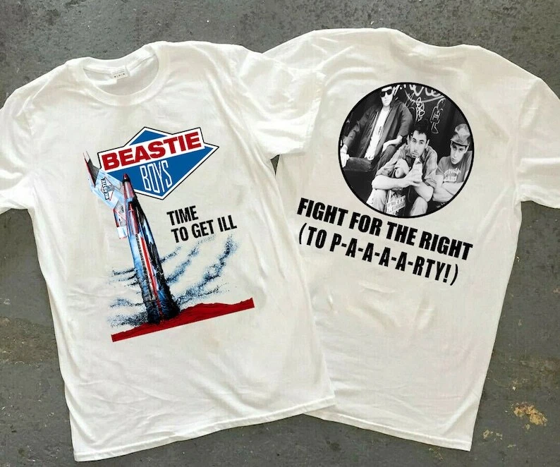 80s Beastie Boys Time to Get Ill Fight for the Right Unisex T-shirt
