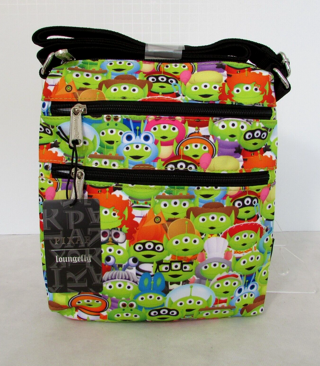 Disney Loungefly Toy Story Alien Remix Crossbody Passport Travel