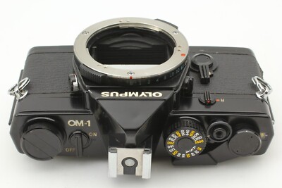 Exc+5] Olympus OM-1 Black Film Camera F.Zuiko Auto-S 50mm f/1.8