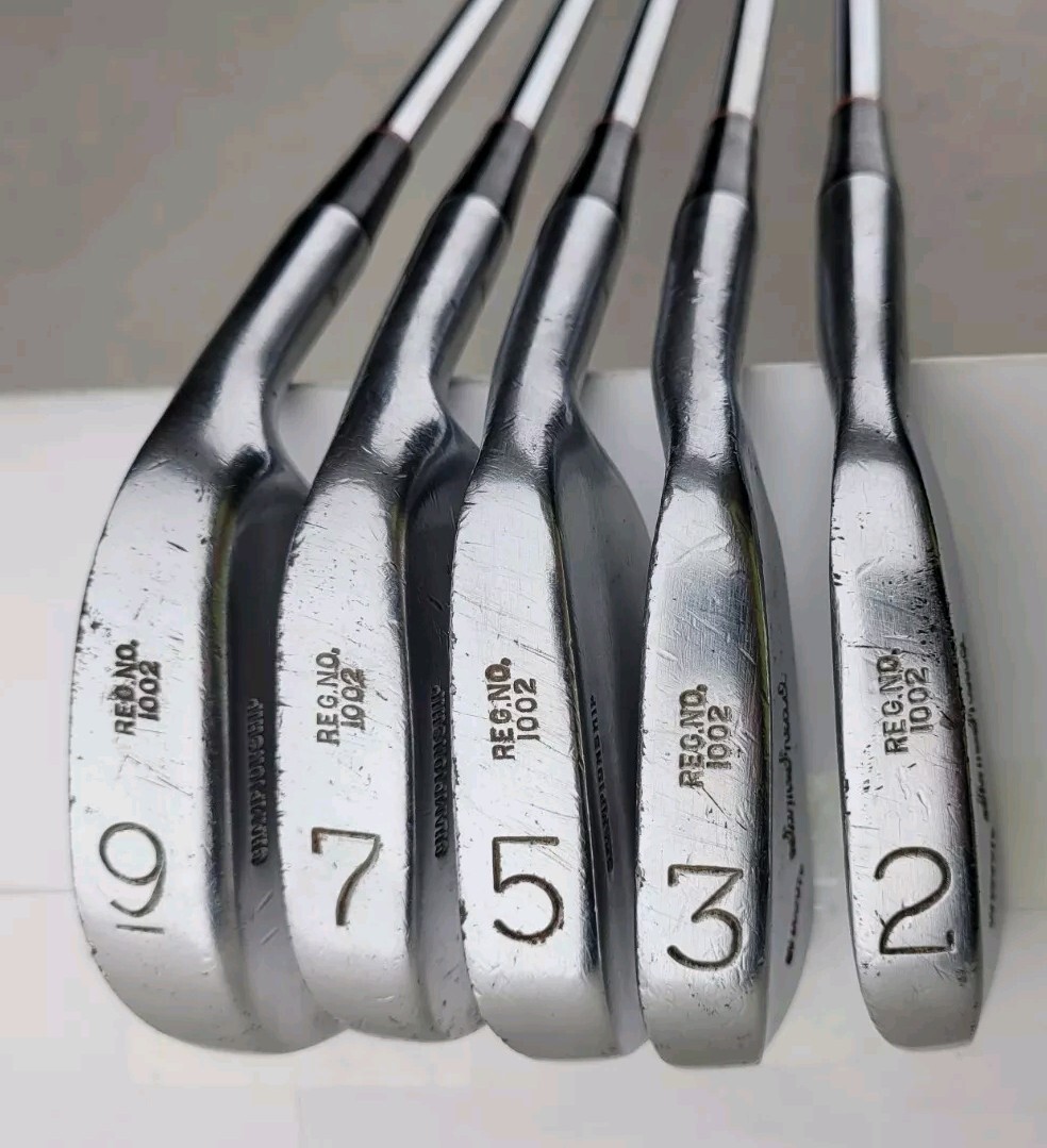 Vtg Wilson Sam Snead Championship 2, 3, 5, 7, 9 Iron Set RH Step