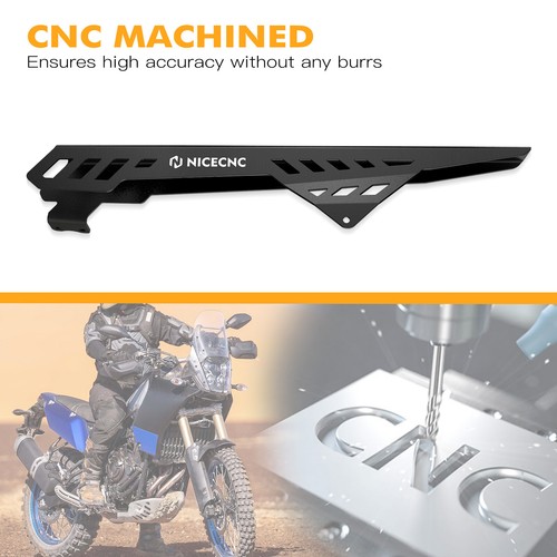 For Yamaha Tenere 700 Rally Edition 2020-24 CNC Rear Chain Guard Cover Aluminum - Picture 8 of 12