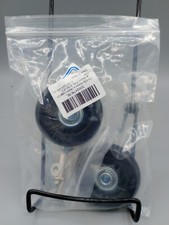 60 x 18mm Luggage Suitcase Wheels Replacement Repair kit 1 Pair Black 