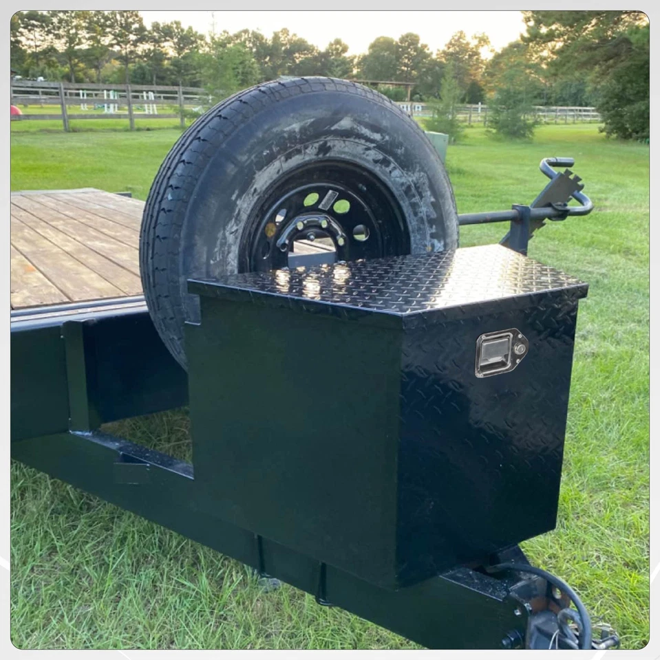 26 29 33 34 39 49 Inch Aluminum Trailer Storage Tongue Tool Box Pickup Truck Bed - Image 2 of 4