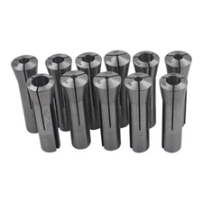 R8 Collet Set 1/8" 3/16" 1/4" 5/16" 3/8" 7/16" 1/2" 9/16" 5/8" 11/16" 3/4" 11Pcs
