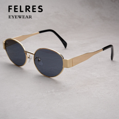 Metal Round Retro Punk Sunglasses Men Women Outdoor Shade  display picture 2