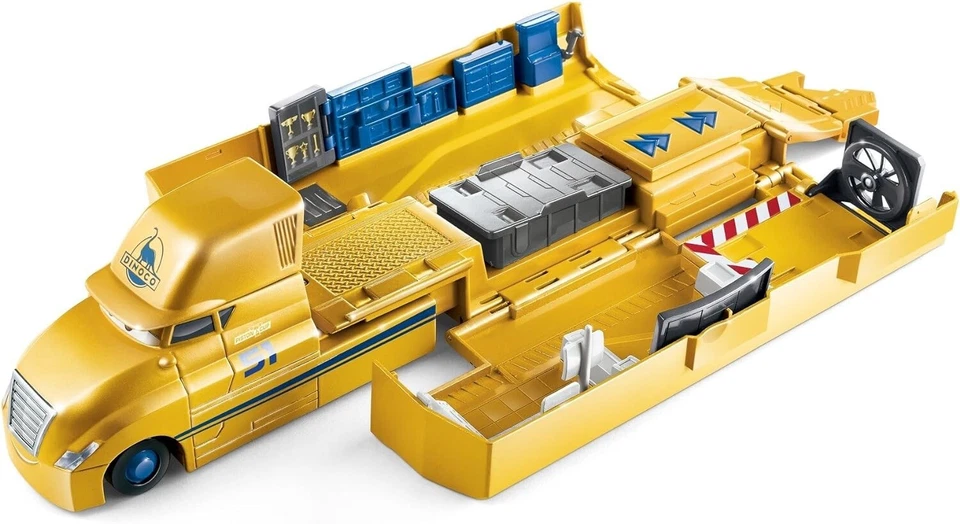 Cruz Ramirez Camion Trasportatore - Hauler - Originale Mattel FLK11 - Nuovo - Immagine 3 di 4