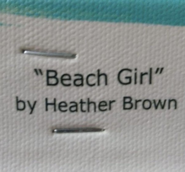 ヘザーブラウン Beach Girl 52/250 Heather Brown 