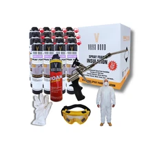 Vega Bond Purplecoat Closed Cell Insulation Spray Foam -Covers 240 BF-12pack Set