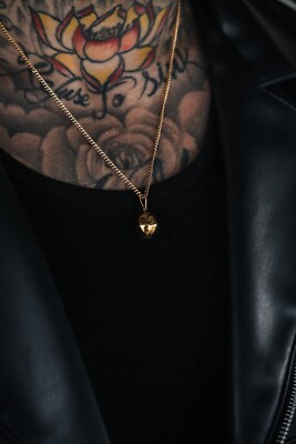 18K Gold World Pendant, Globe Necklace, Travel Necklace, World Map Necklace