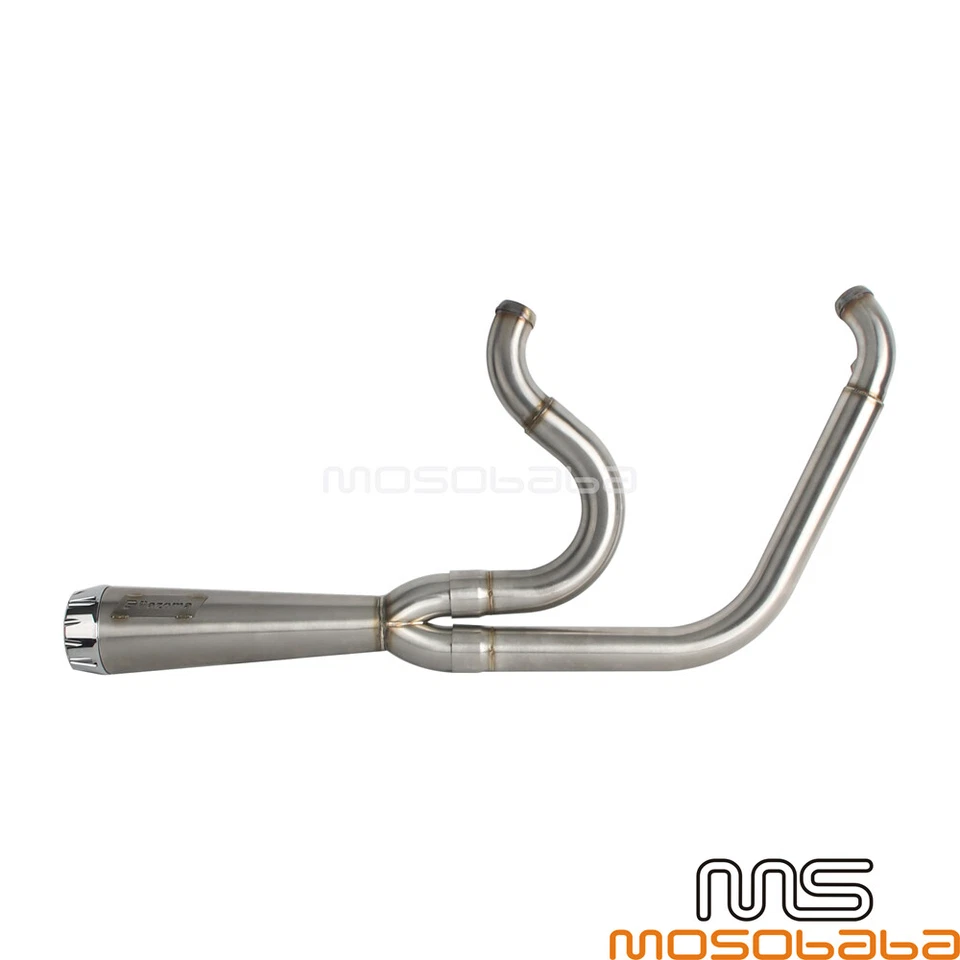 2-Into-1 Exhaust System For Harley Dyna '06-17 Super Glide Custom FXDC Low Rider Foto 4 de 4