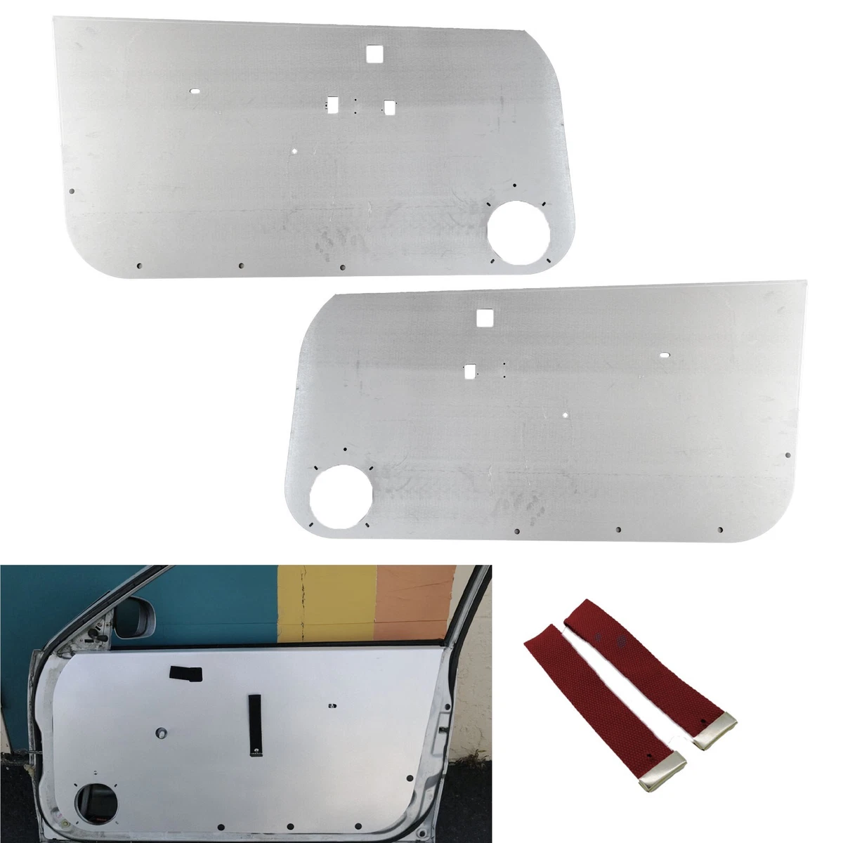 Panneau de porte arrière gauche pour HONDA Civic VIII (FK/FD/FN