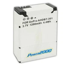 Power 2000 AHDBT-301 Rechargeable Battery for GoPro Hero3 Camera 