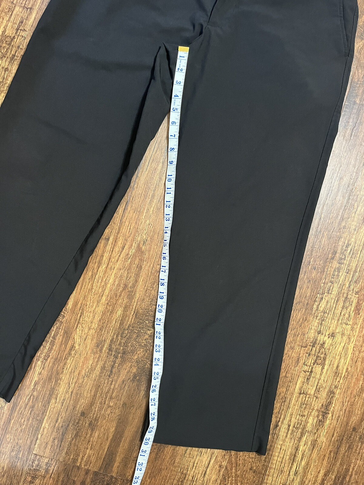 FootJoy Mens Black Golf Pants 38 X 30 Flat Front Casu… Gem