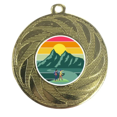 1ST PLACE 4 TROPHIES Bergsteigen Medaille 50 mm 3 Spitzen Wohltätigkeitspreis KOSTENLOSE Gravur & UK P&P 1P4T