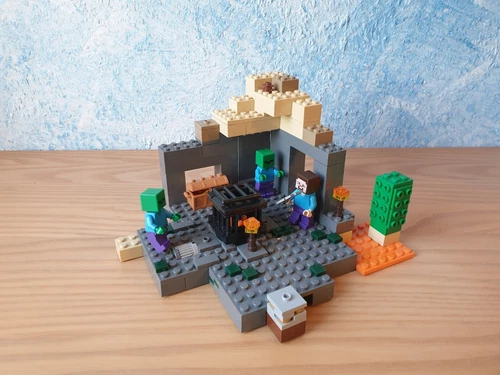 LEGO Minecraft Das Verlies/Dungeon/Spawner (21119)vollständig, mit OBA, ohne OVP