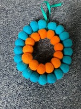 Handmade Felt Coasters, Set of Four