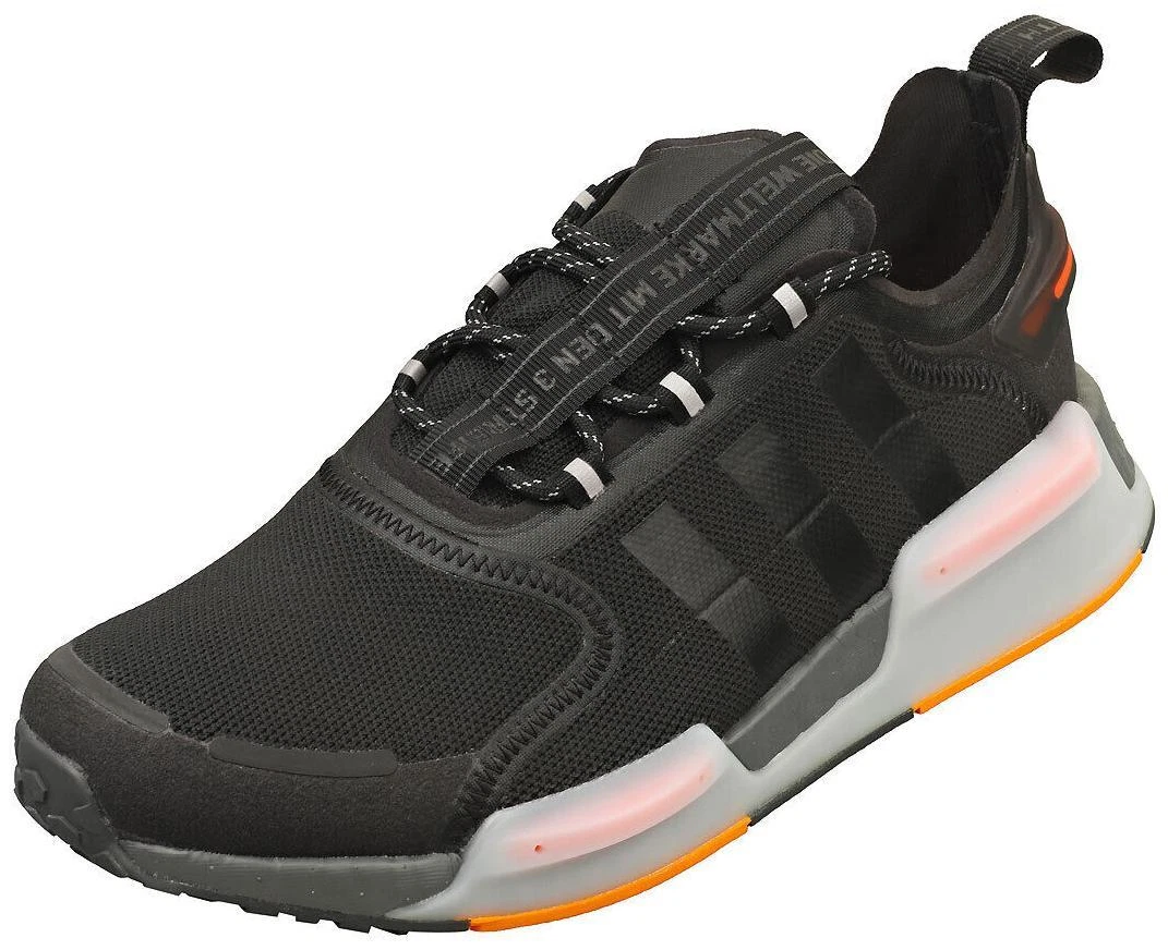adidas gazelle silver green womens adidas Mens Nmd V3 Lace Up Sneakers Black 8 Casual main image 0