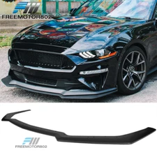 Fits 18-23 Ford Mustang GT Style Add on Front Bumper Splitter Lip Unpainted PP