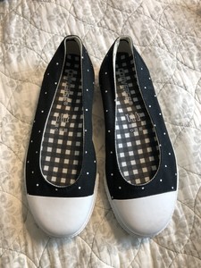 black and white polka dot converse